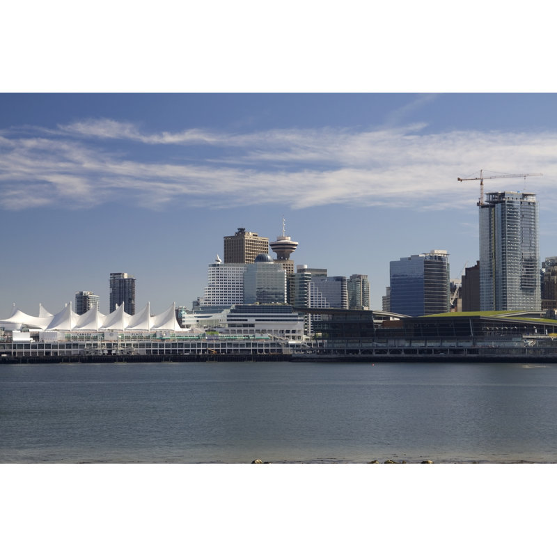 Vancouver Skyline by MattjamesDavidson - Wrapped Canvas Print, 30cm H x 46cm W