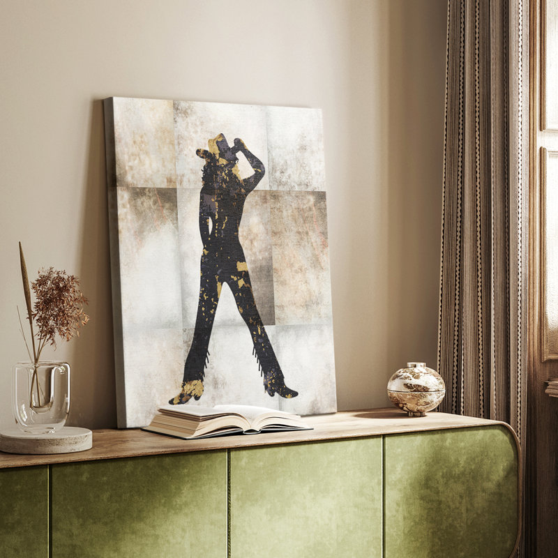 Cowgirl II -Custom Wrapped Gallery Cavas, 27" H x 18" W