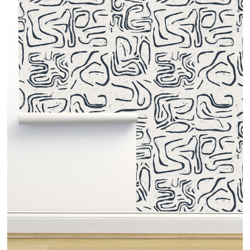 Rouleau de papier peint auto-adhésif texturé L 12 pi x l 2 pi Julia Schumacher Designs