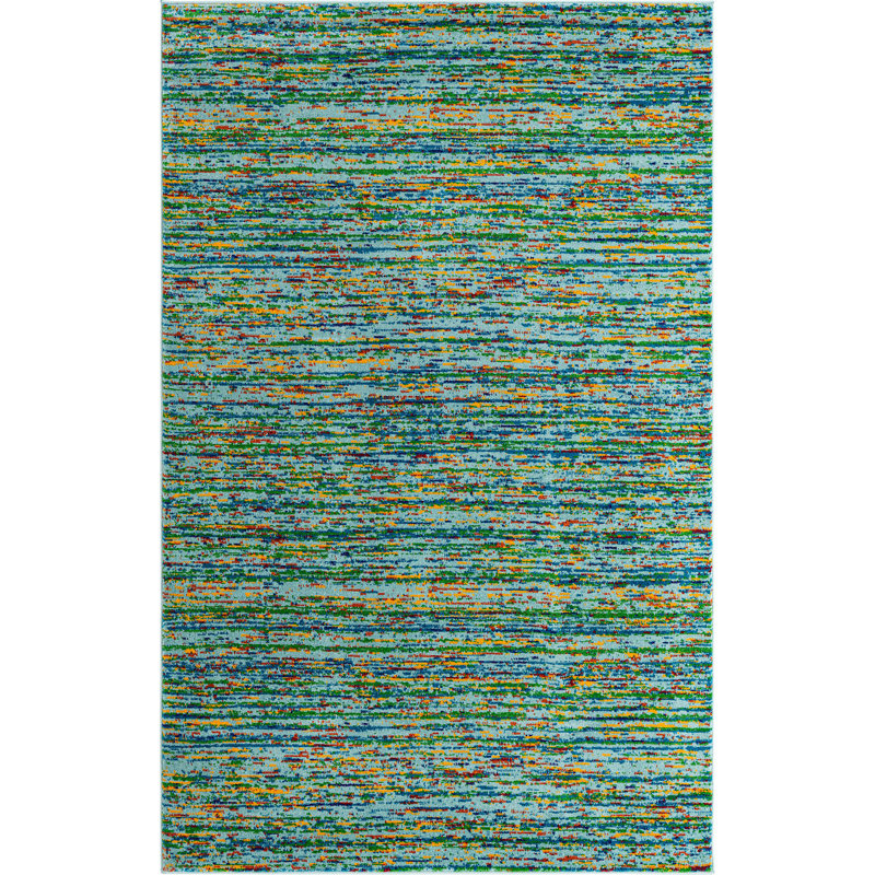 Malaija Abstract Indoor Rug, Rectangle 5'3" x 8'