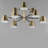 Aris 9 - Light Dimmable LED Modern Linear Chandelier