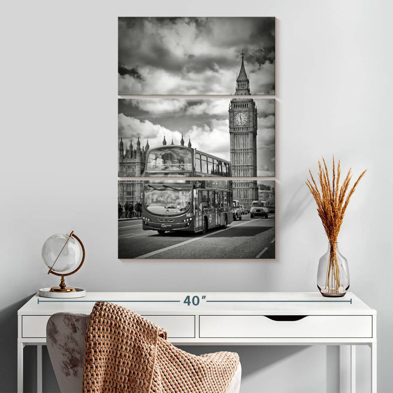 Sirci «Do It With Passion» rose, chambres du Parlement à Londres, H 32 po x l 20 po