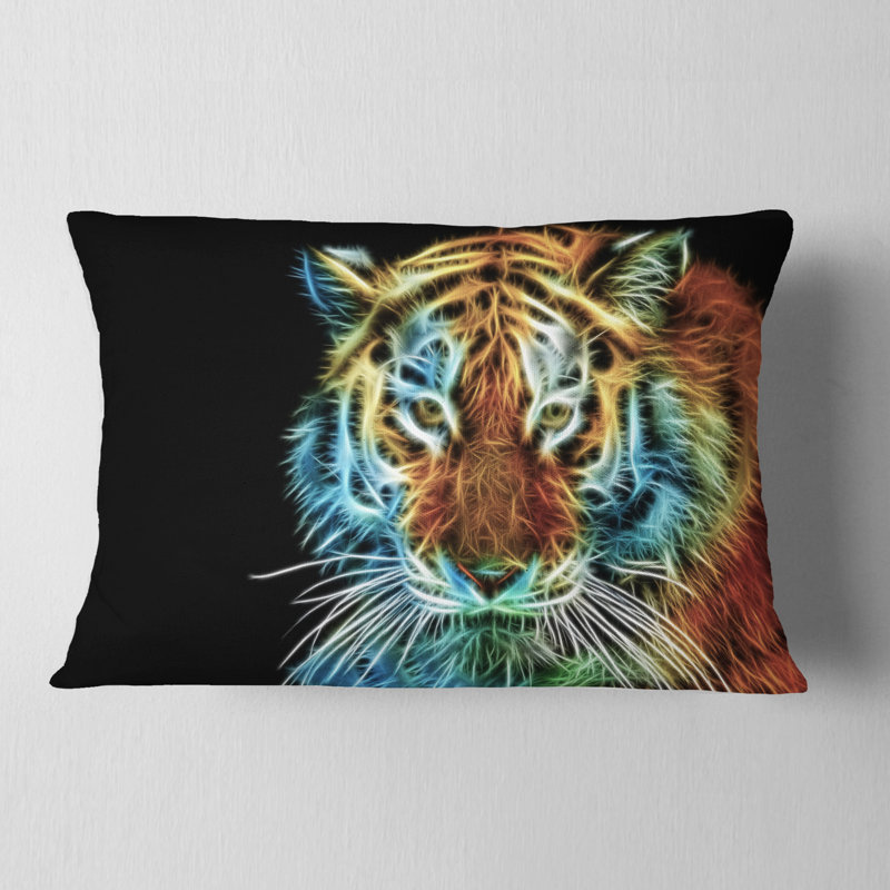 Coussin lombaire en pomme d’éclairage tiger