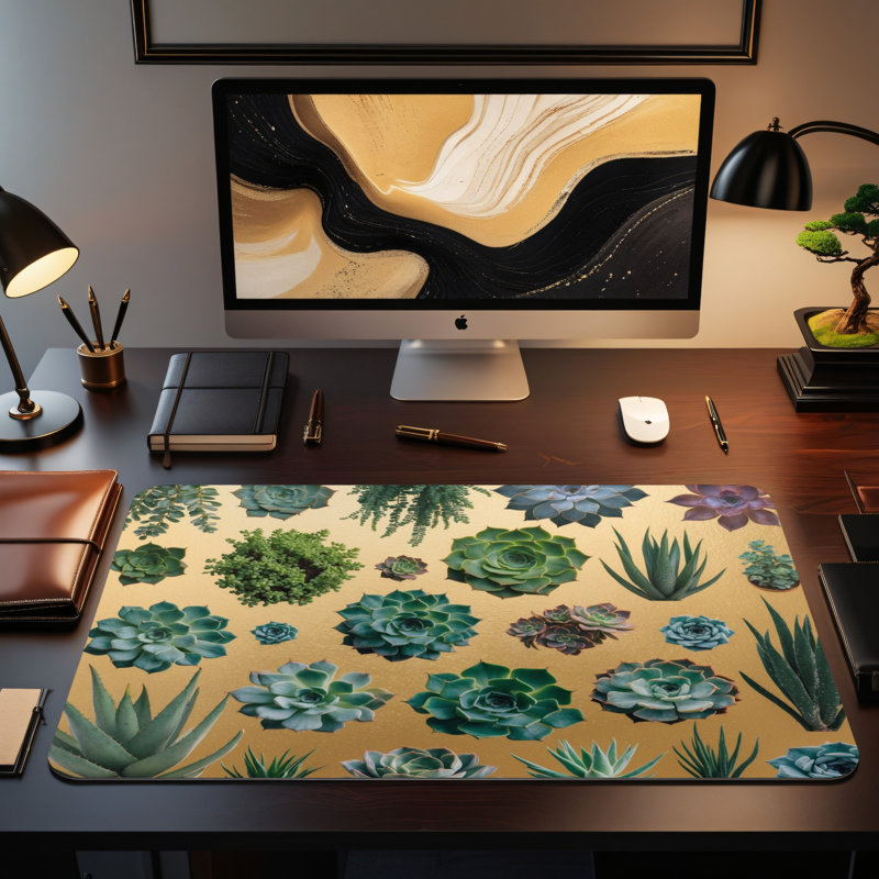 Polyester Desk Pad, 23.6x13.8