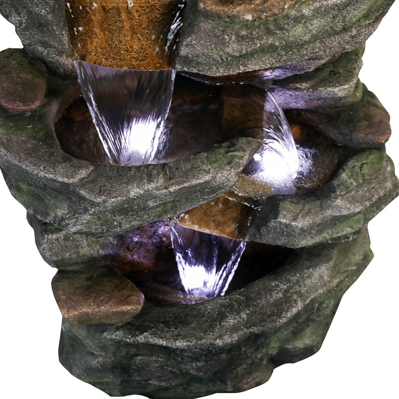 Catarzi Weather Resistant Floor Fountain with Light