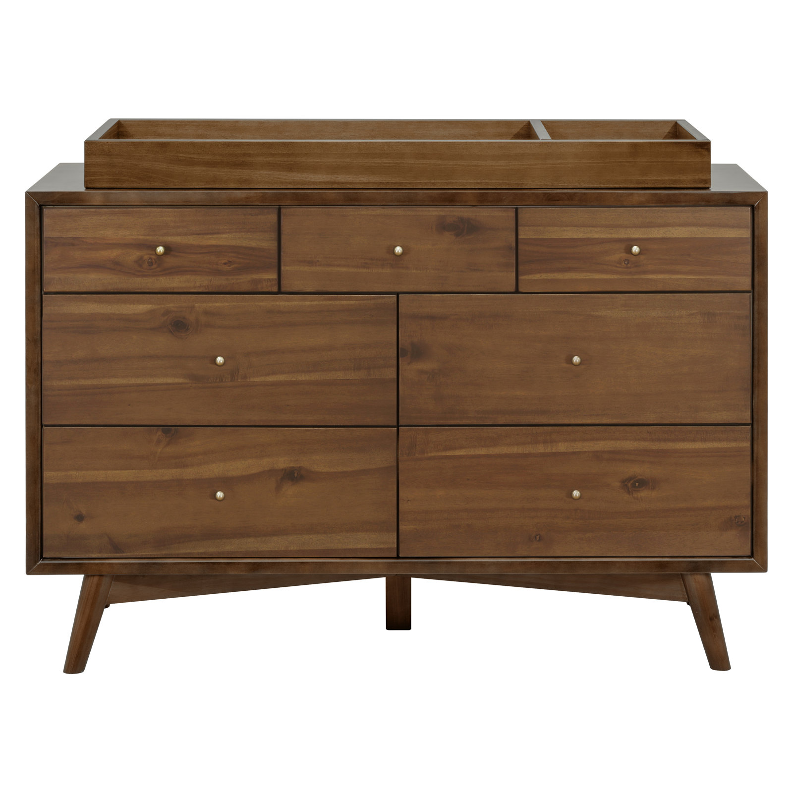 Greenguard Gold Certified Changing Table Topper, Natural Walnut