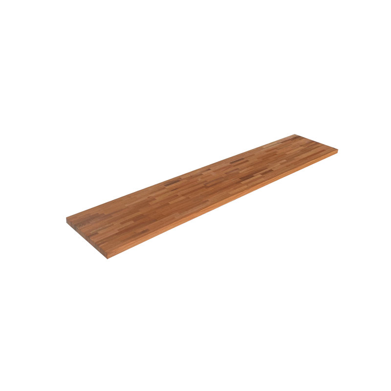 Dessus Knya Butcher Block, 1,5 po x 26 po x 96 po, Chêne rouge