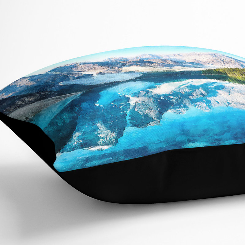 Square Cushion, Black, 40cm H x 40cm W x 15cm D