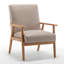 25.38'' Wide Wood Frame Armchair-774340454