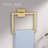 Stainless Steel Bathroom Hardware Set, 5-Piece Wall-Mounted Towel Bar Holder With Shelf-109801225