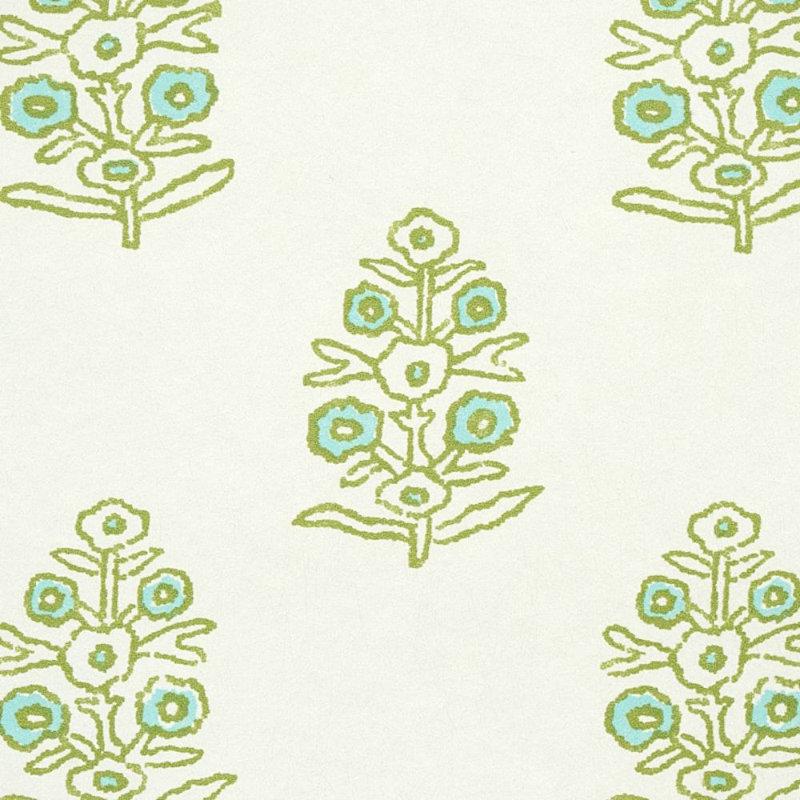 Papier peint Aditi, Vert