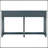 Rustic Console Table with 2 Drawers & Shelf – Solid Wood Frame, Distressed Finish, Easy Assembly-1414211218