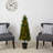 3.5ft. Cypress Artificial Tree with 350 LED Lights UV Resistant (Indoor/Outdoor)