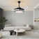 Berardi 42 Inch Retractable Ceiling Fans with Lights and Remote