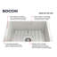 Sotto 24'' L Single Basin Kitchen Sink-853104465