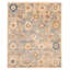Tapis moderne en laine noué à la main gris Oushak 8 pi 2 po x 10 pi 2 po