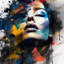 Painted Beauty - reproduction encadrée pour la décoration de chambre à coucher-896008630-896008624
