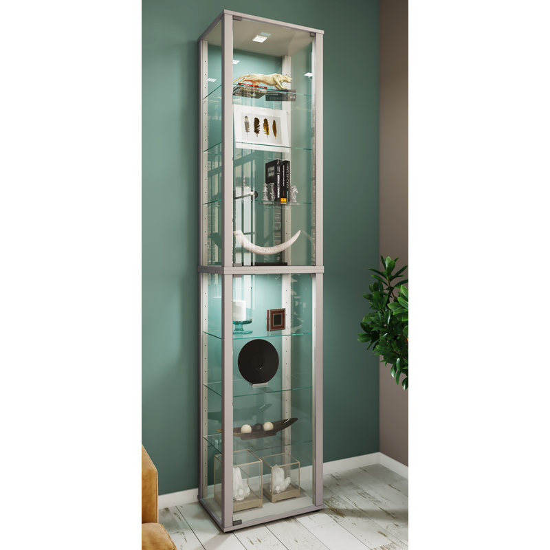 Carmelindo Display Cabinet, Silver