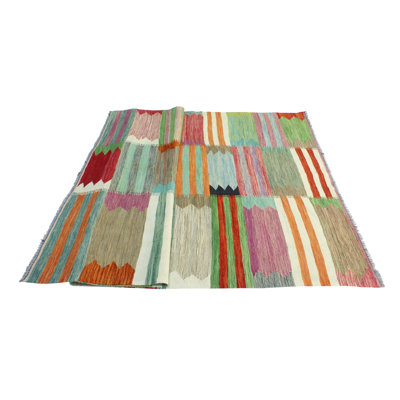 Modern Flatweave Aldrin Ivory Rug
