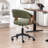 Bryonie Faux Leather Swivel Office Chair-375890461