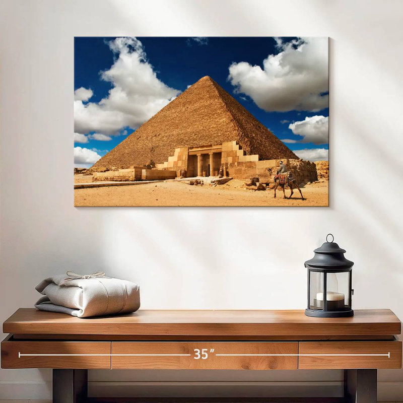 Adella Egyptian Pyramid, 16" H x 24" W