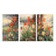 «Red Tulips Blooming Retro Illustration II», 3 pièces-320009888-320009899