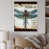 White Floater Framed