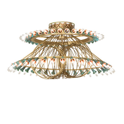 60" Wide Coyle 72 Light Chandelier