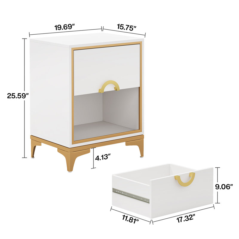 Table de chevet moderne et classique