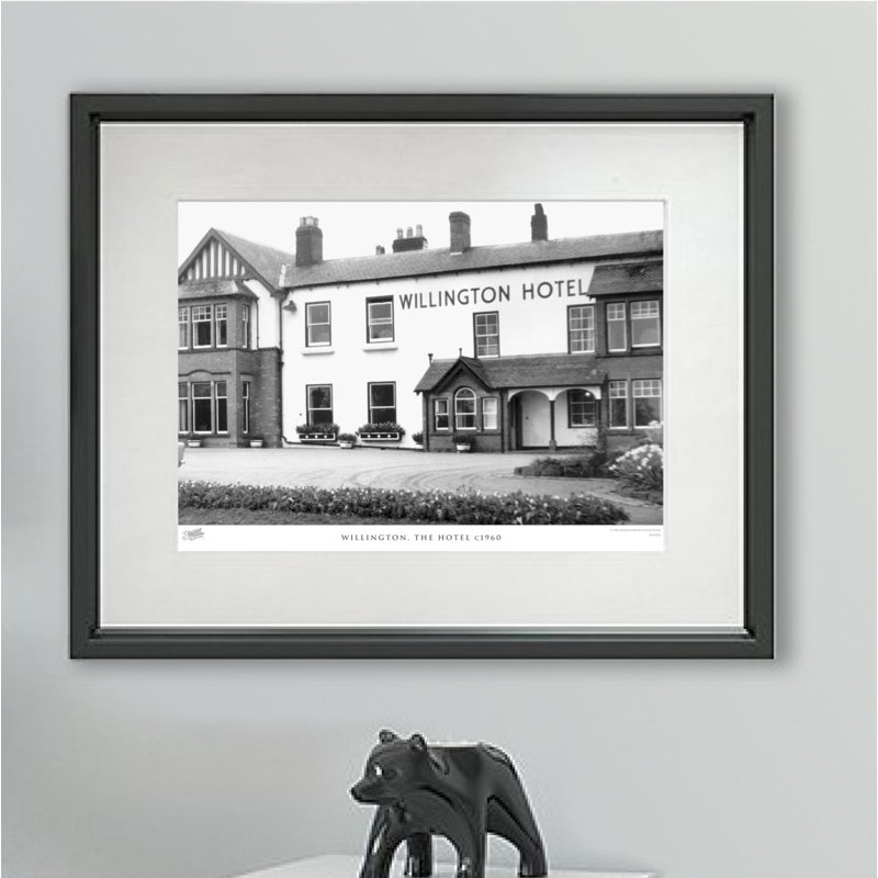 Willington, The Hotel C1960 - Single Picture Frame Print, 28cm H x 36cm W x 2.3cm D