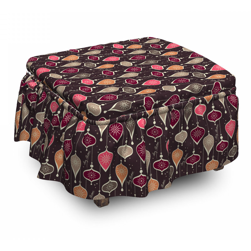 Housse pour repose-pieds balles et baubles