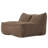 Compression Sofas, Brown Corduroy Compact Modern Beanbag Couch for Home