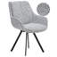 MARCELLUS 50cm H Upholstered Armchair in White