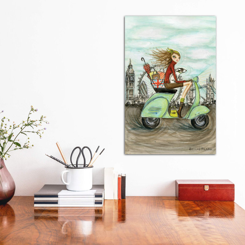 Art de londres, H 18 po x l 12 po x P 1,5 po, Toile tendue