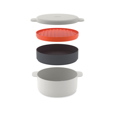 M-Cuisine Microwave 4-Piece Stackable Cooking Set