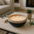Castleman Decorative Terracotta Scented Bowl for Bookshelf - Modern Two Tone Decor Candle Living Room, Coffee Table, or Bedroom - 12"-1813150503