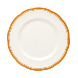 Scalloped Edge Ribbon Handmade China Appetizer Plate