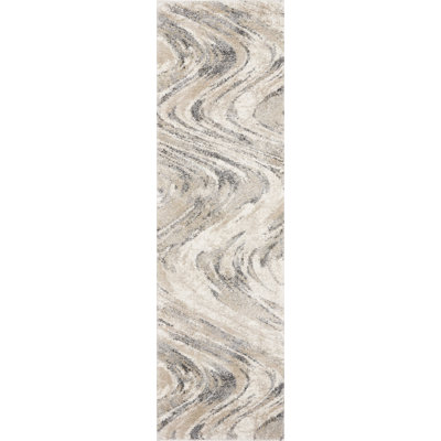 Tapis de couloir beige 7 po