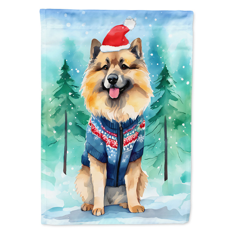 Double Sided Polyester Christmas, 15.5'' H x 11.25'' W