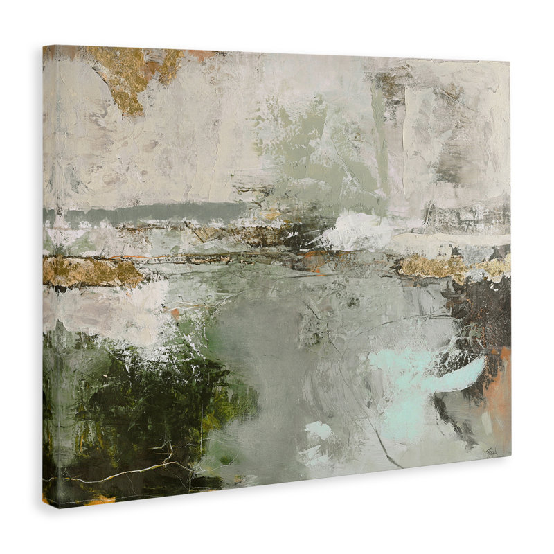 Art abstrait sur toile paysage marin abstrait par Design Fabrikken bp-727_CN, H 24 po x l 30 po