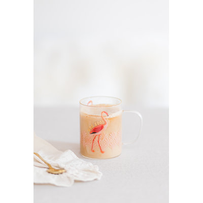 Yvonne Ellen  - Flamingo Glass Mug