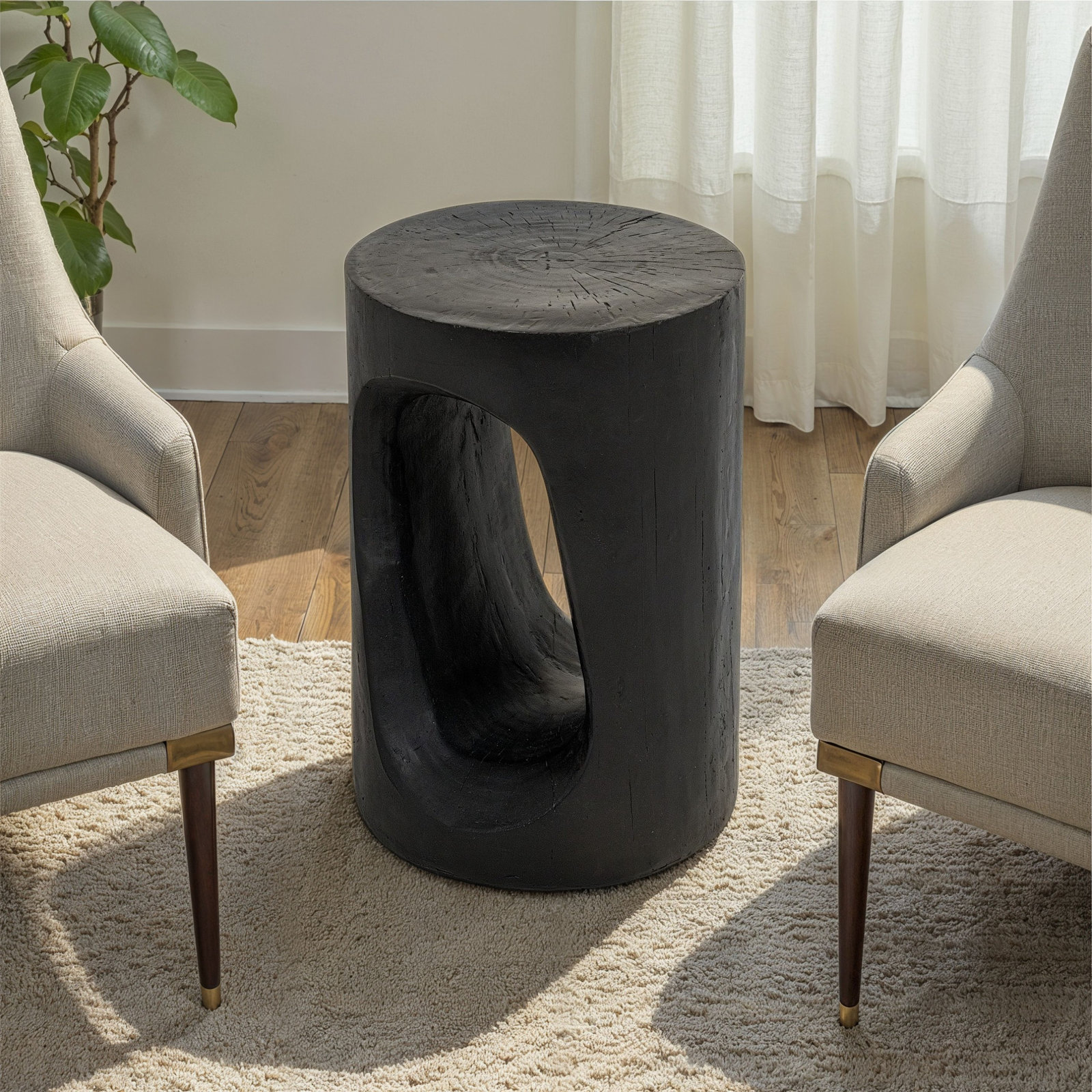 Vargas Solid Wood End Table