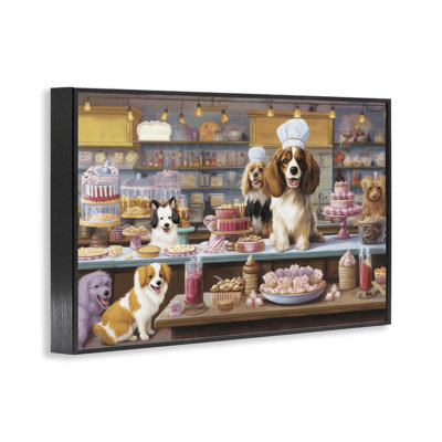 Art giclée Sweet Treats Pastry Dogs par Lazar Studio