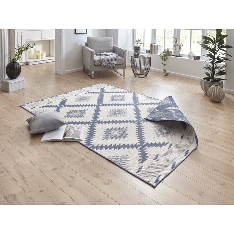 Malibu Woven Blue Rug, Rectangle 200 x 290cm