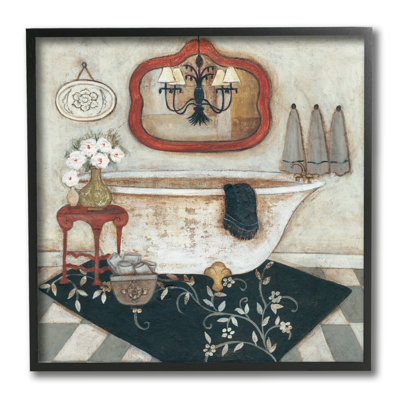 «Bathroom Interior Soft Soft Home Charm» par R. Rig - impression sur toile