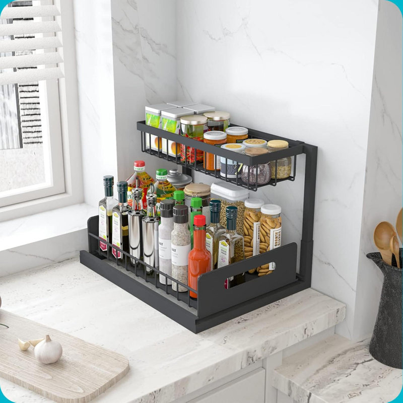 Sous l'armoire de rangement pour armoire coulissante, Noir