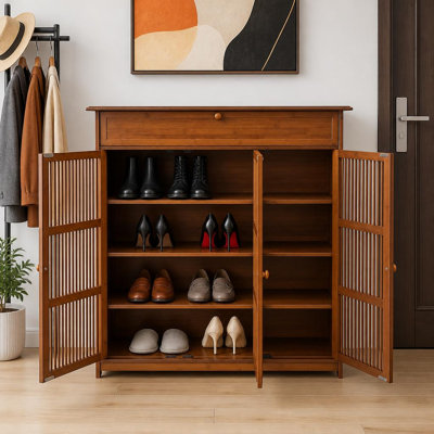 25 Pair Shoe Storage Rack