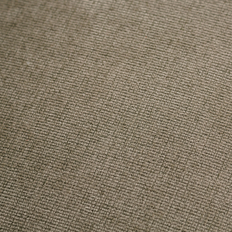 Causeuse à accoudoirs évasés 75 po Anayi, 100% polyester vert cendré