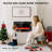 30" Electric Fireplace in-Wall Recessed and Wall Mounted 1500W Fireplace Heater and Linear Fireplace with Timer/Multicolor Flames/Touch Screen/Remote Control-836244343