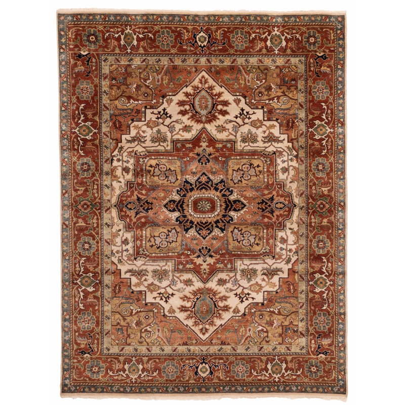 Tapis ivoire Jules Sultane 7 pi 7 po x 9 pi 11 po